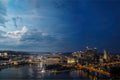 Pittsburgh Day to Night Transition Print