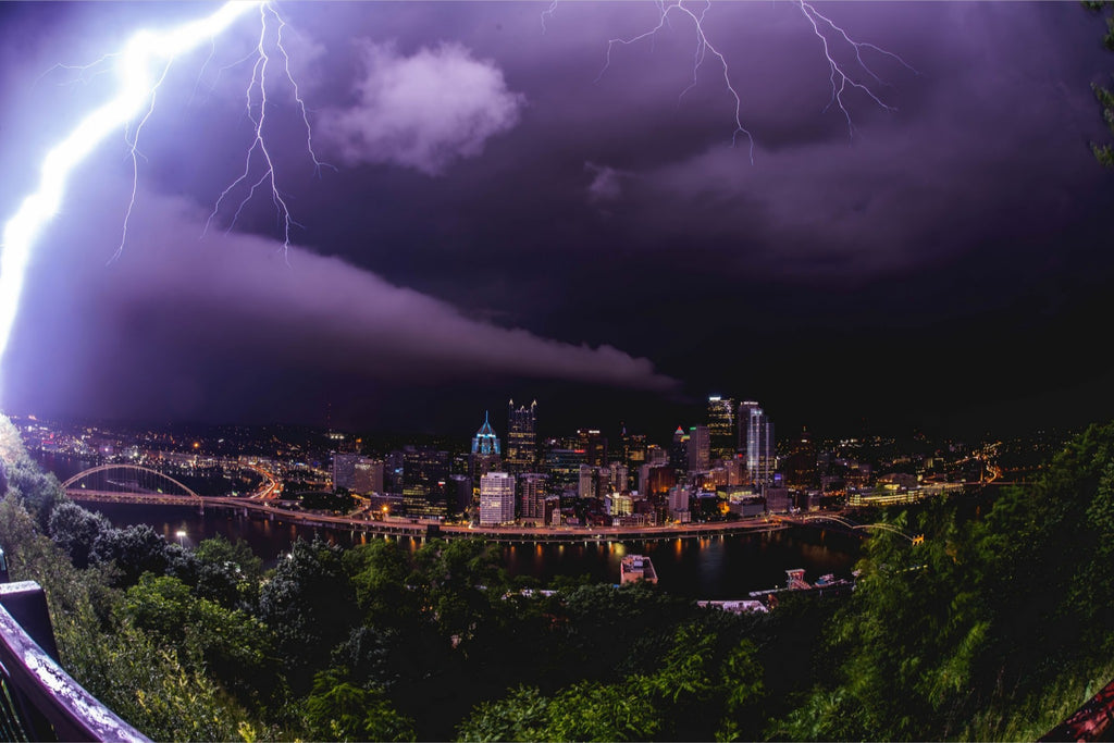 Lightning Strike Pittsburgh Print