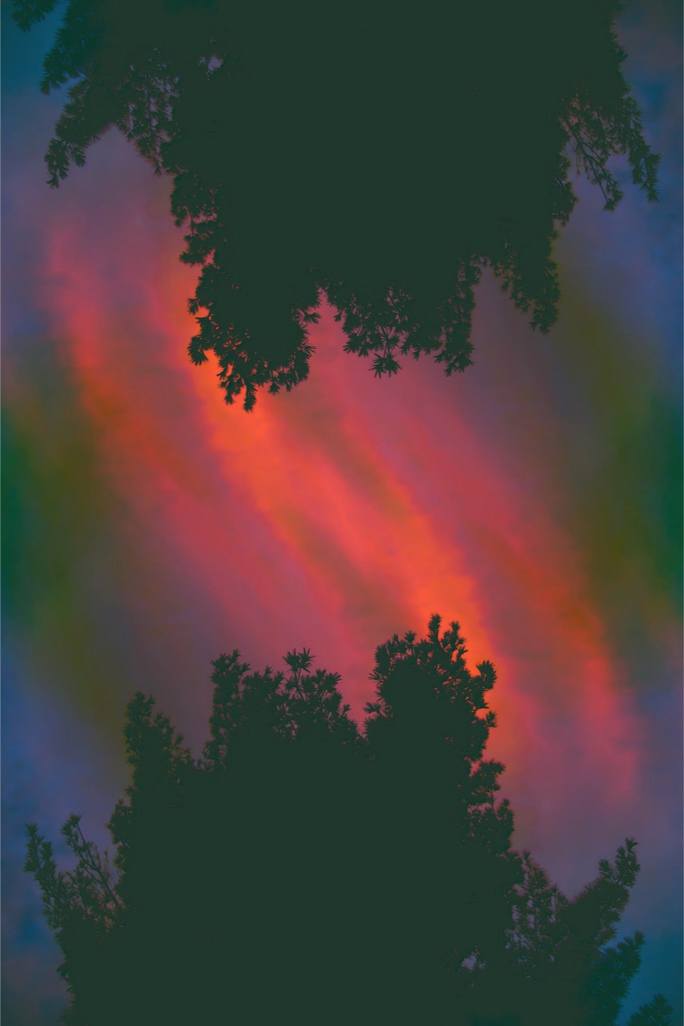 Mirrored Sky Print