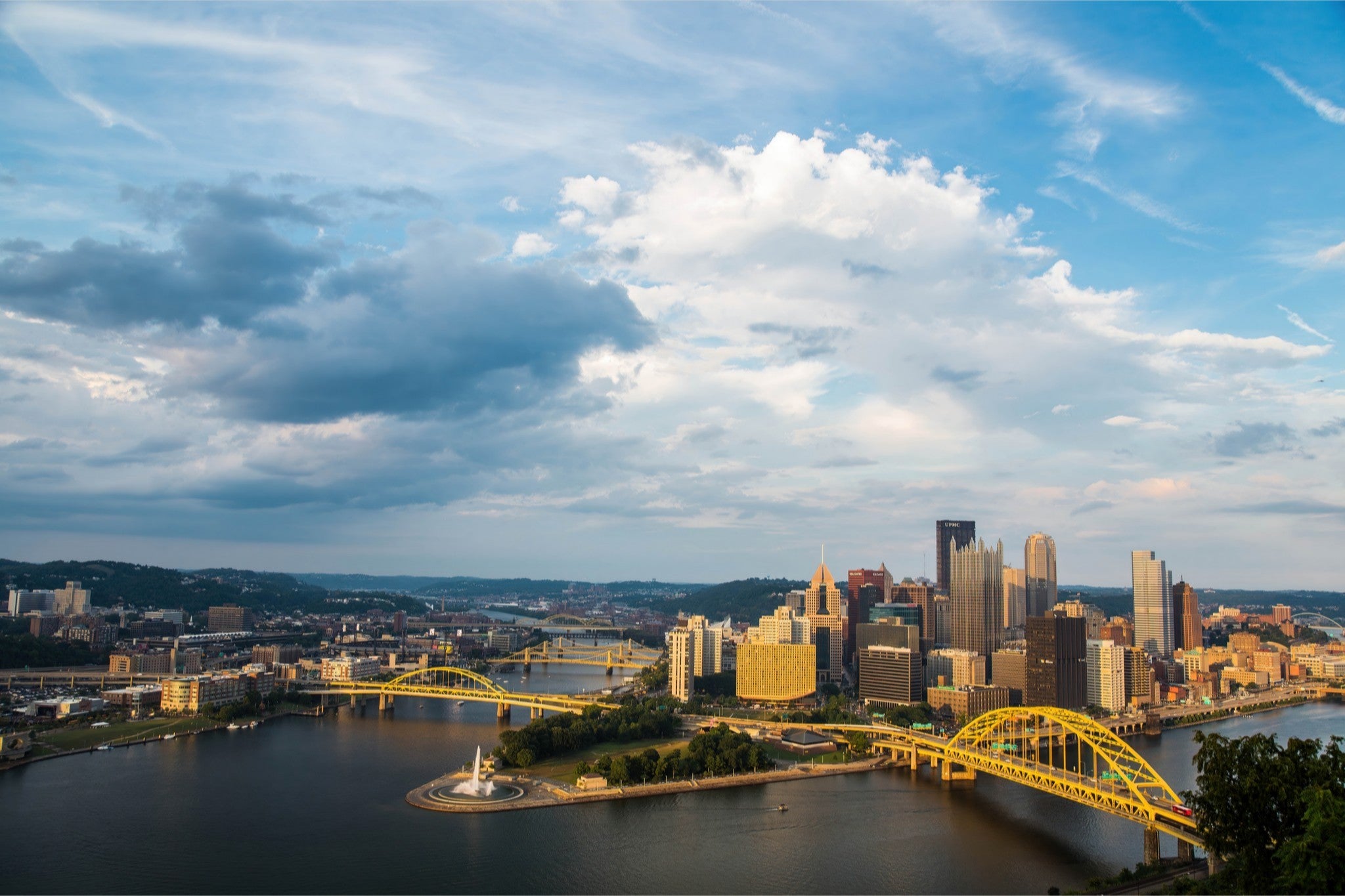 Pittsburgh from Mt. Washington Print