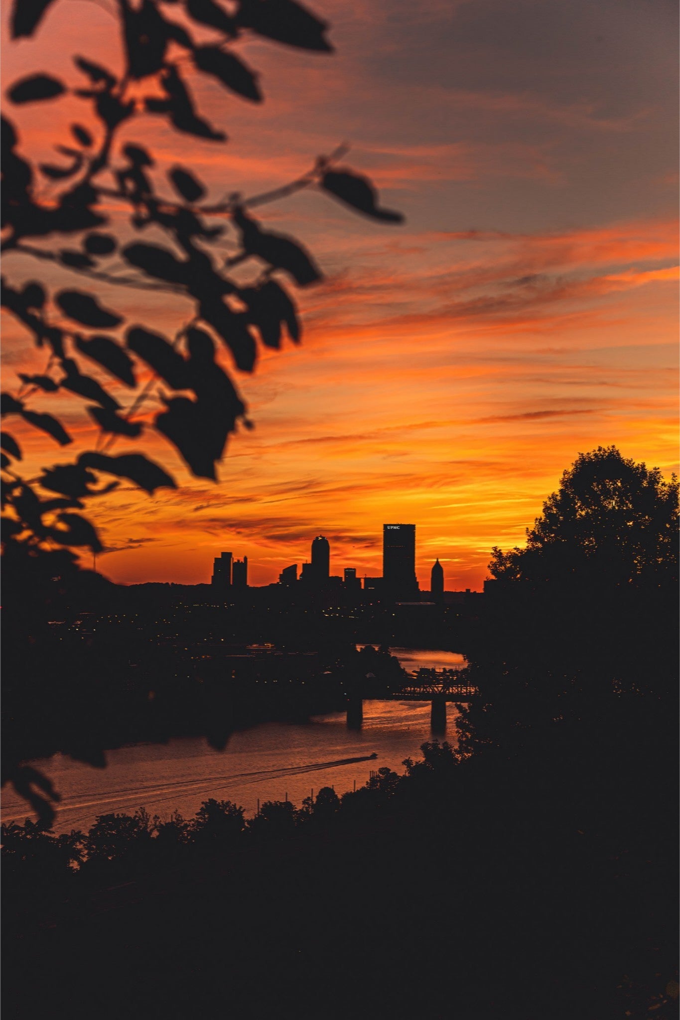 Pittsburgh from the East End Print